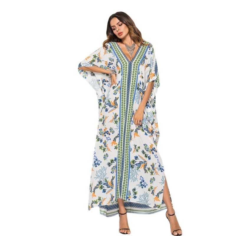 Kaftan Beach Vacation Dress